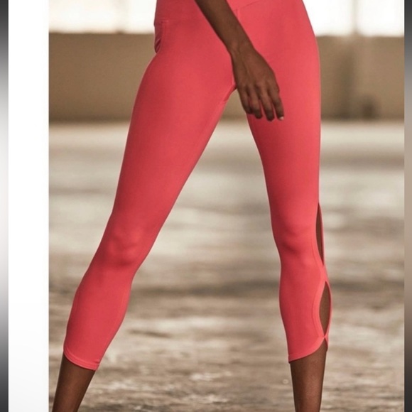 FP Movement by Free People High Rise Infinity Cropped Leggings - Coral - Picture 8 of 10